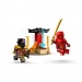 LEGO® Ninjago: Kai és Ras autós és motoros csatája (71789)