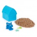 Kinetic Sand: Doggie Dig homokgyurma szett 170g meglepetés figurával - Spin Master