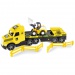 Magic Truck Technic: Kamion buldózerrel és fénnyel 80cm-es - Wader