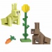 Minecraft: Rabbits figura kiegészítőkkel - Mattel