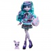 Monster High: Creepover Party Twyla baba kiegészítőkkel - Mattel