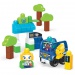 Fisher-Price: Green Town buszmegálló töltőállomással építőjáték - Mega Bloks