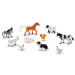 Farm állatai 10db-os figura szett fa tárolóban - Melissa &amp; Doug