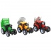 Farmer Truck: Farm traktorok utánfutóval 3 db-os szett 28cm