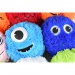 Fuzzy Monsters szőrös plüss labda többféle változatban 23cm