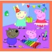 Peppa malac: A leleményes Peppa 3 az 1-ben puzzle - Trefl