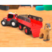 ABC Massey állatszállító traktor lóval - Simba Toys