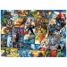 Wood Craft: Marvel Comic Univerzum 1000db-os prémium fa puzzle - Trefl